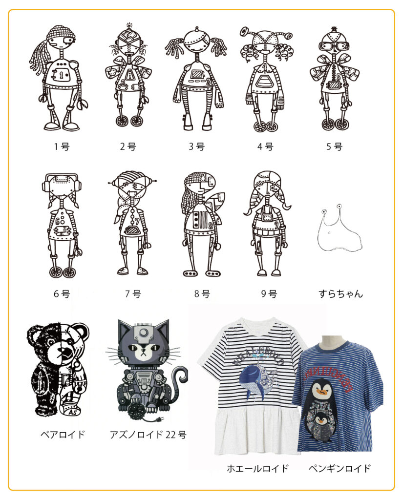 アズノロイドたちをご紹介 - AS KNOW AS | アズノゥアズ