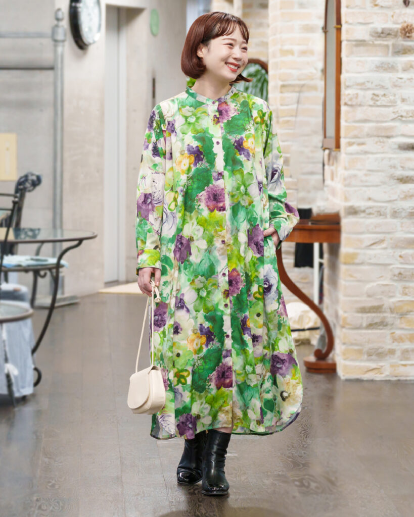 as know as dewan アズノゥアズデワン　刺繍ワンピース 秋の最旬ワンピース - AS KNOW AS | アズノゥアズ